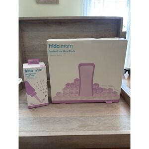 Frida Mom Instant  Ice‎ Maxi Pad And Upside Peri Bottle Set Brand New Postpartum